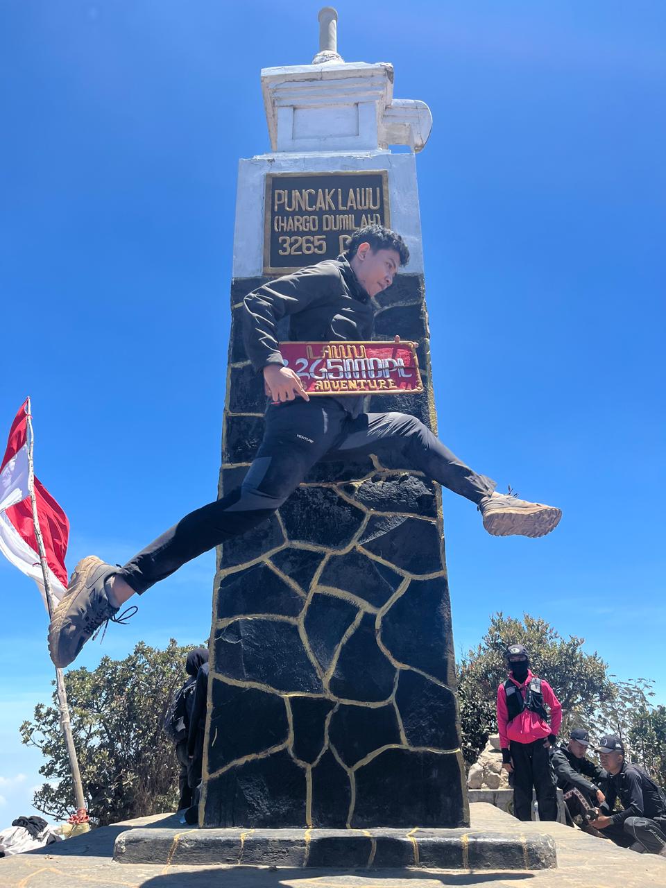 Beny Ronald at Summit Mount Lawu 3265 MDPL