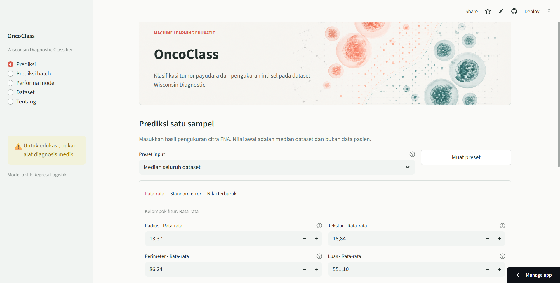 OncoClass: Tumor Classification